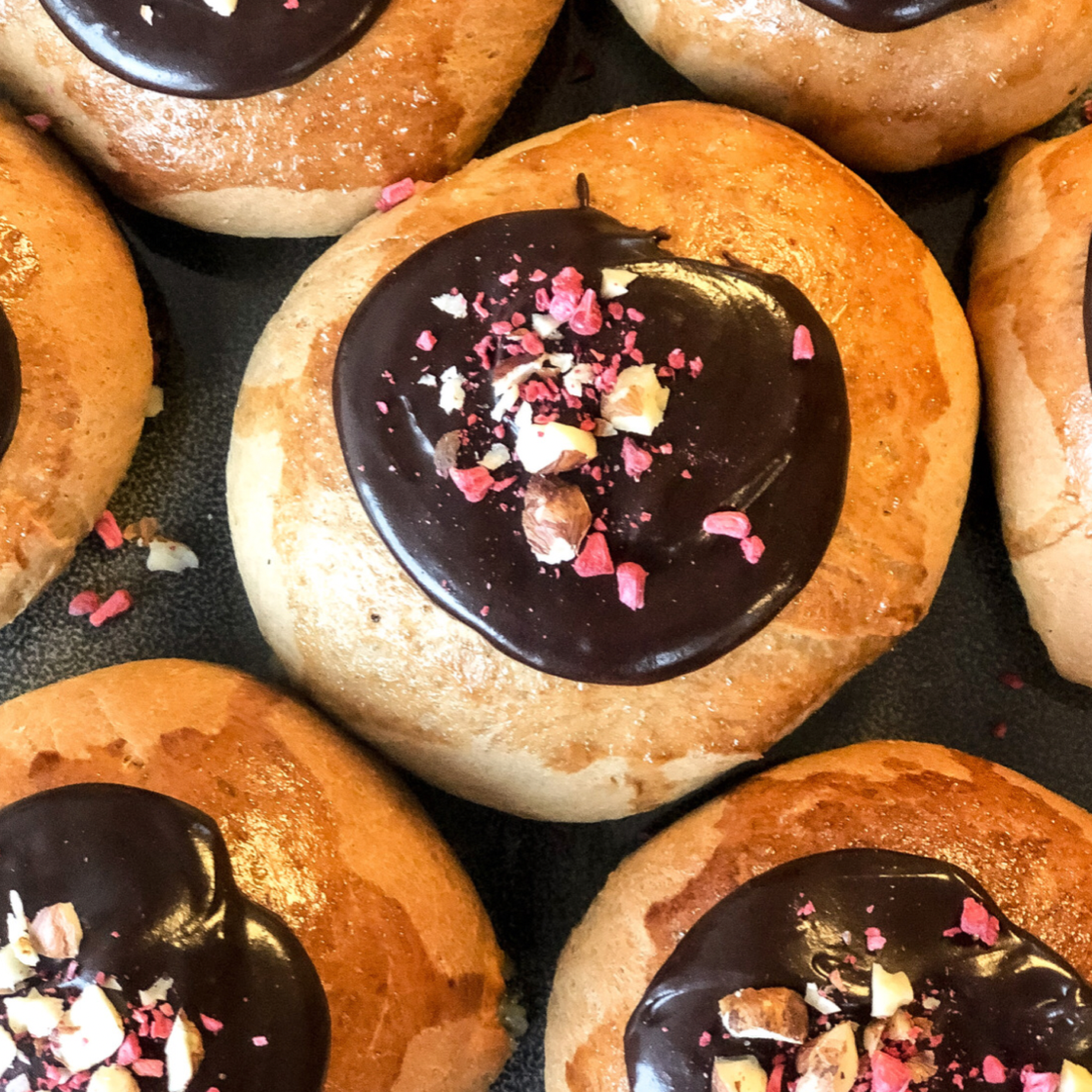 Danish carnival buns with 01 Spent Grain Flour