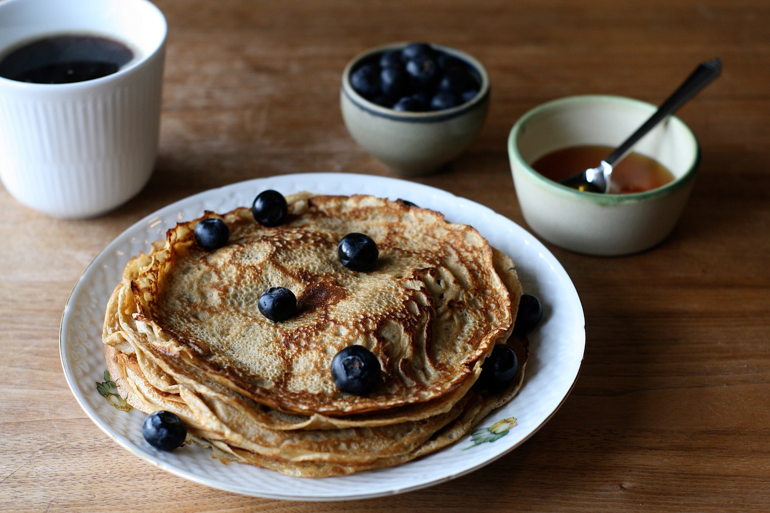 Pancakes with 01 Pilsner Spent Grain Flour | sustainable flour