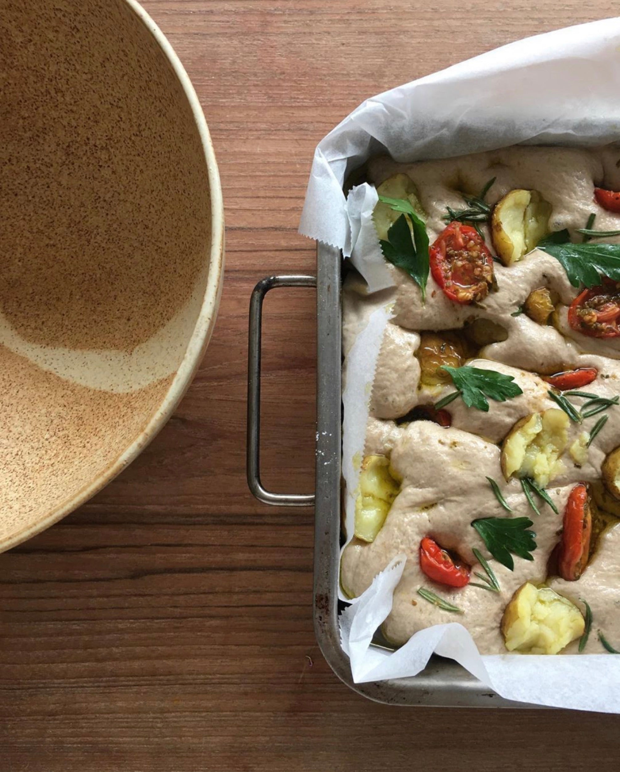 Focaccia with 02 Spent Grain Flour