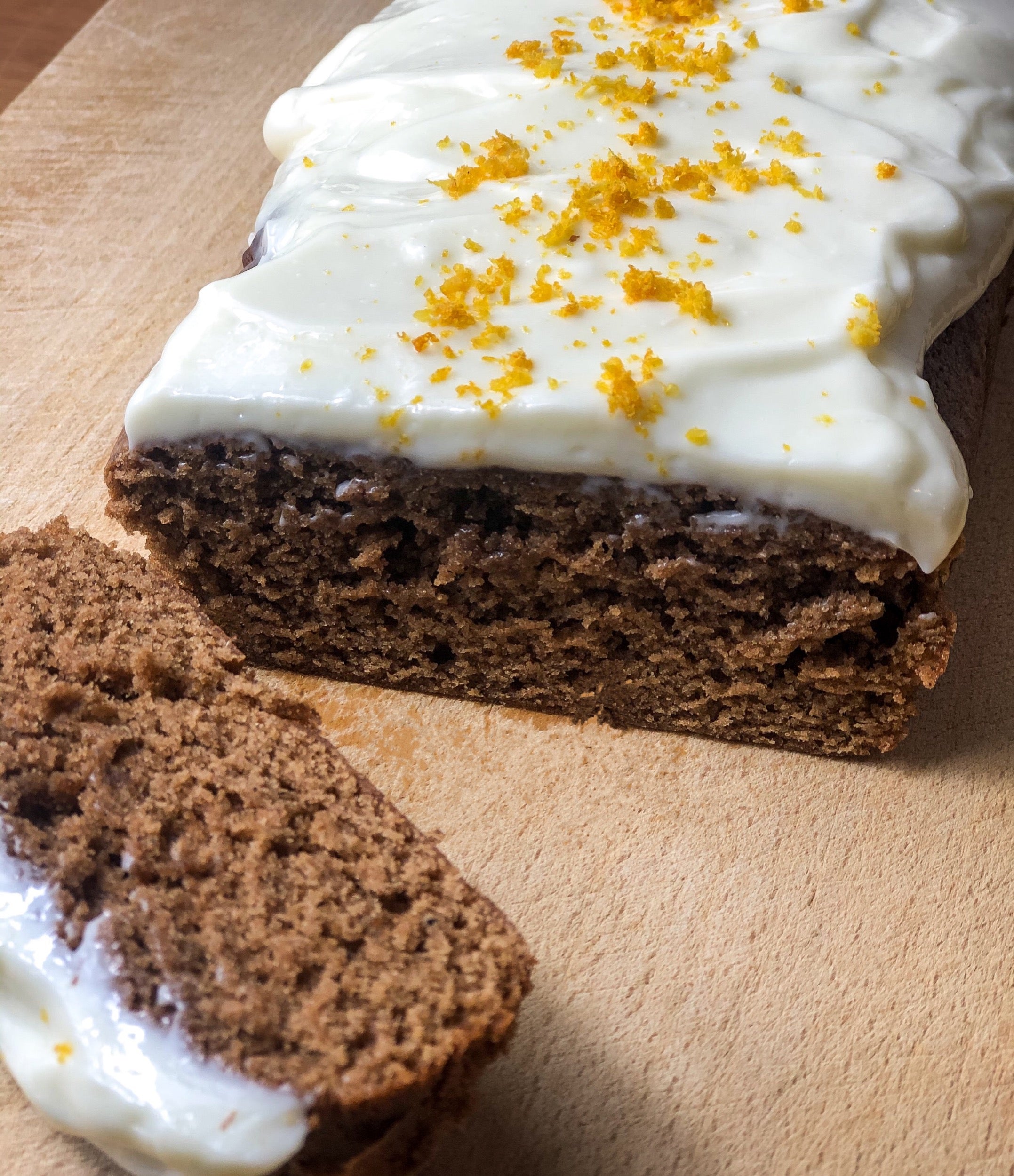 Gingerbread cake with 02 IPA Spent Grain Flour | sustainable flour